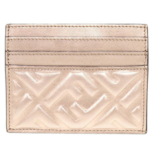 美品 フェンディ バゲット 8M0423 レザー シャンパンピンク カードケース コインケース 0869【中古】FENDI