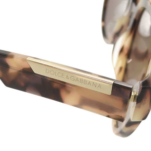 美品 ドルチェアンドガッバーナ べっ甲柄 DG4466 プラスチック ベージュ サングラス 0878【中古】DOLCE&GABBANA