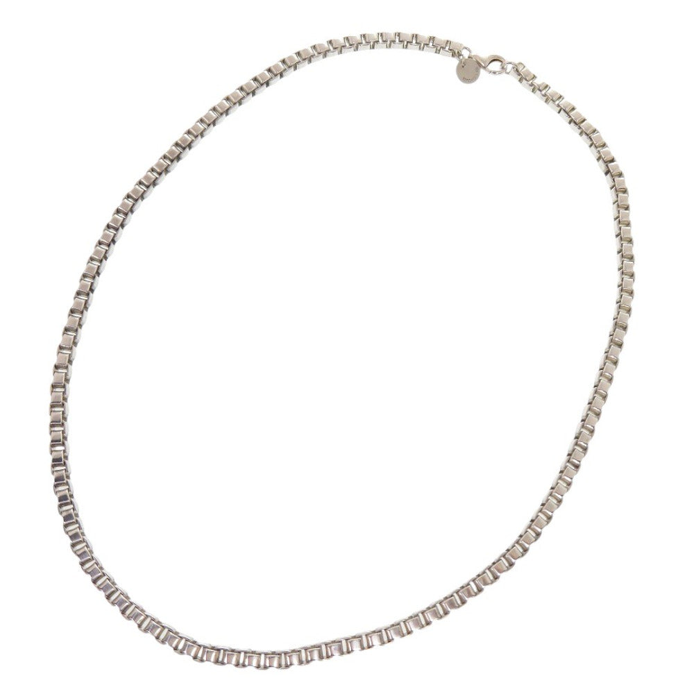 美品 ティファニー ベネチアン リンクシルバー925 ネックレス シルバー 0880【中古】TIFFANY&Co.