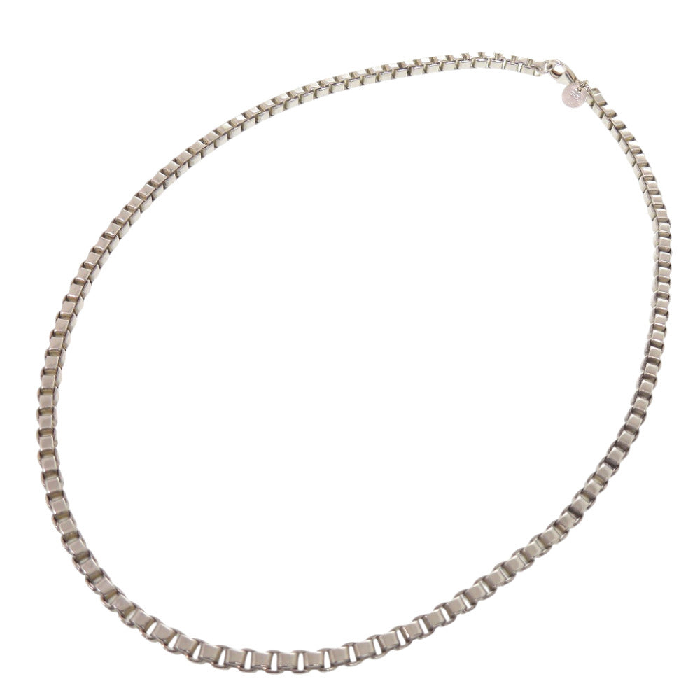 美品 ティファニー ベネチアン リンクシルバー925 ネックレス シルバー 0880【中古】TIFFANY&Co.