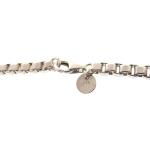 美品 ティファニー ベネチアン リンクシルバー925 ネックレス シルバー 0880【中古】TIFFANY&Co.