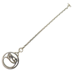 エルメス シュバル ホース チャーム キーホルダー メタル シルバー 0910【中古】HERMES