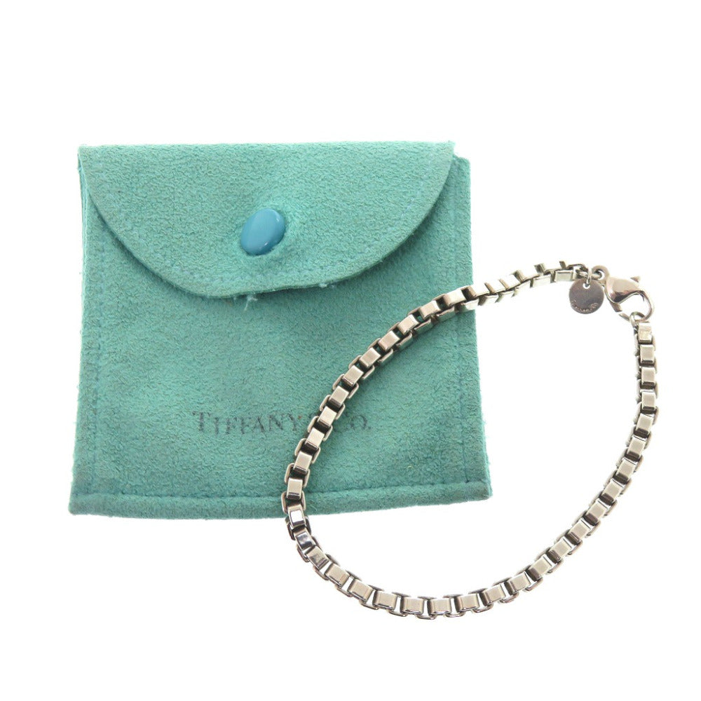 美品 ティファニー ベネチアン リンク シルバー925 ブレスレット シルバー 0916【中古】TIFFANY&Co.