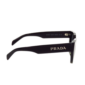 プラダ SPRA09 キャットアイ ロゴ ブラック プラスチック サングラス 黒 0940【中古】PRADA