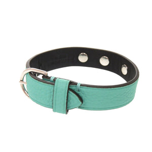 新品同様 ティファニー リターントゥティファニー ロゴ レザー ブルー ブレスレット アクセサリー 0943 【中古】 TIFFANY&Co.