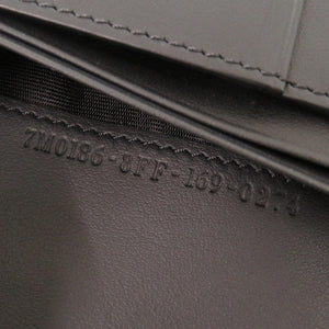新品同様 フェンディ モンスター レザー ブラック 長財布 黒 0947【中古】FENDI