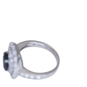 美品 サファイア1.148ct ダイヤ1.635ct Pt950 リング 指輪 プラチナ/サファイア/ダイヤモンド 12号 ブルー 0973【中古】レディース