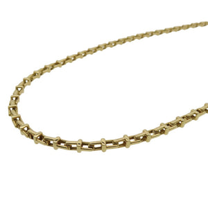 美品 ティファニー K18YG Tナロー チェーン ネックレス 750 イエローゴールド ジュエリー 0977【中古】TIFFANY&Co. メンズ レディース 男女兼用