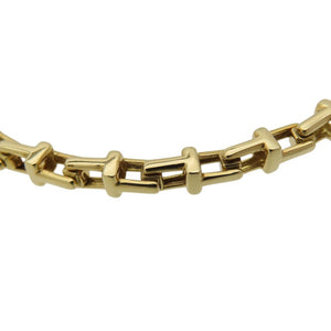 美品 ティファニー K18YG Tナロー チェーン ネックレス 750 イエローゴールド ジュエリー 0977【中古】TIFFANY&Co. メンズ レディース 男女兼用