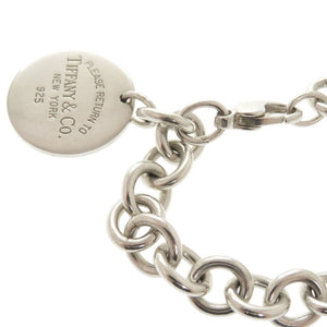 美品 ティファニー リターントゥティファニー ラウンドタグ シルバー925 ブレスレット シルバー 1030【中古】TIFFANY&Co.