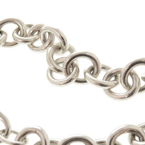 美品 ティファニー リターントゥティファニー ラウンドタグ シルバー925 ブレスレット シルバー 1030【中古】TIFFANY&Co.