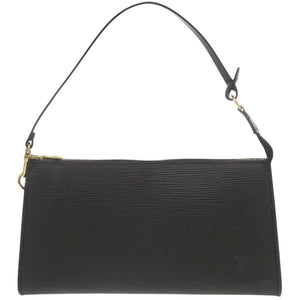 美品 ルイ ヴィトン ポシェット アクセソワール エピ M52942 ノワール ポーチ LV 1038【中古】LOUIS VUITTON