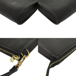 美品 ルイ ヴィトン ポシェット アクセソワール エピ M52942 ノワール ポーチ LV 1038【中古】LOUIS VUITTON