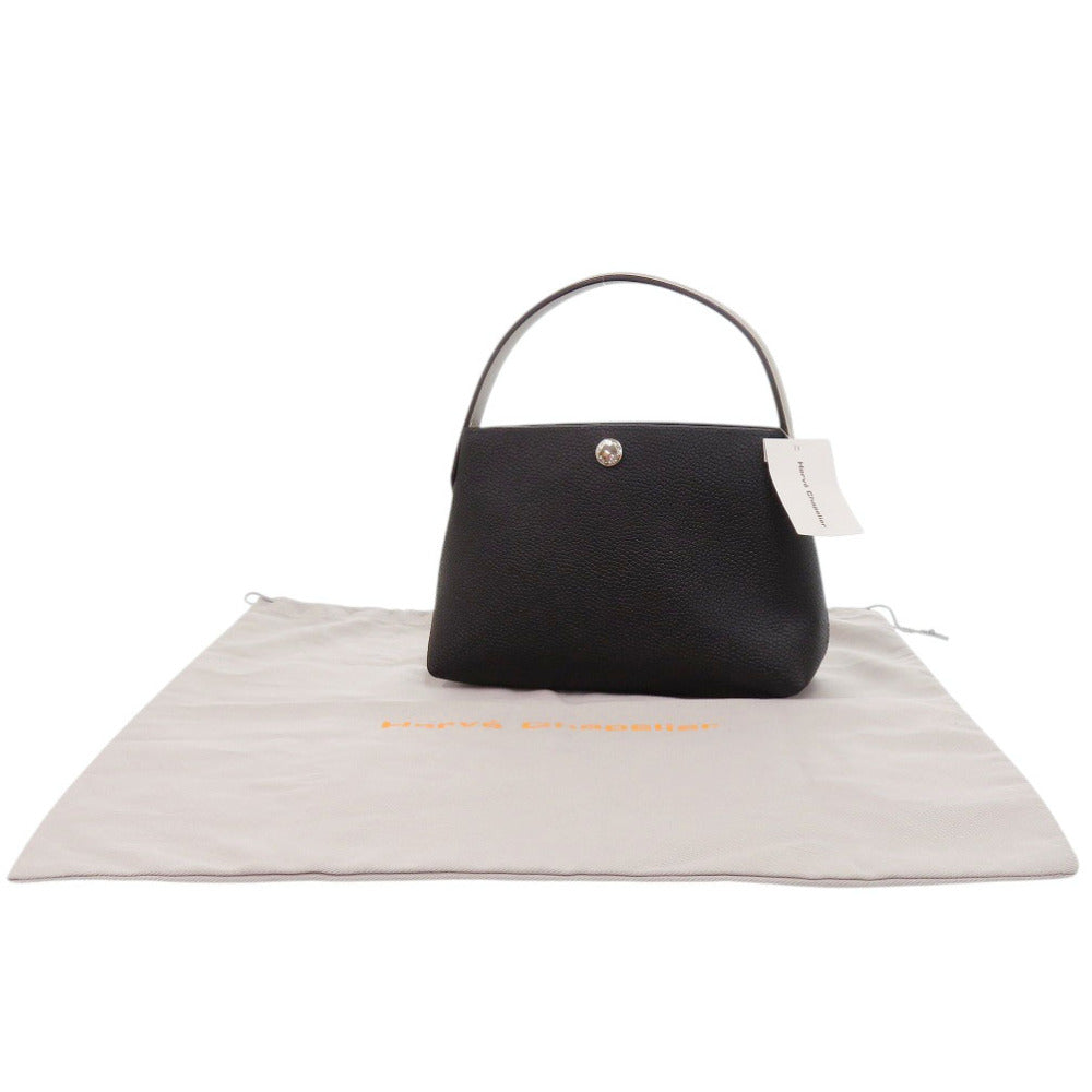 未使用 エルベ シャプリエ リュクス 7701GL PVC ブラック/グレー ハンドバッグ 黒 1109【中古】Herve Chapelier