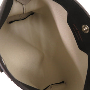 未使用 エルベ シャプリエ リュクス 7701GL PVC ブラック/グレー ハンドバッグ 黒 1109【中古】Herve Chapelier