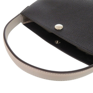 未使用 エルベ シャプリエ リュクス 7701GL PVC ブラック/グレー ハンドバッグ 黒 1109【中古】Herve Chapelier