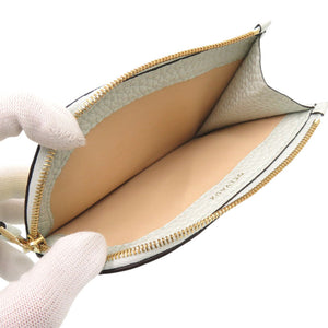 未使用 デルボー パン D マルチファンクション AB0672AQY0BNLDO レザー グリーン イエロー コインケース 1114【中古】DELVAUX