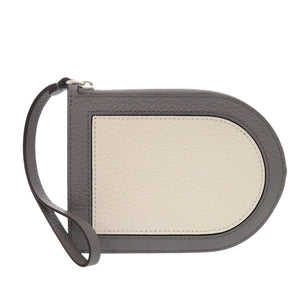 未使用 デルボー パン D マルチファンクション AB0672AQY0BLLPA レザー グレー コインケース 1115【中古】DELVAUX