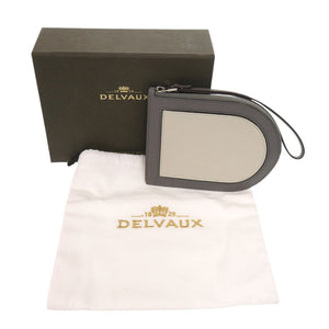 未使用 デルボー パン D マルチファンクション AB0672AQY0BLLPA レザー グレー コインケース 1115【中古】DELVAUX