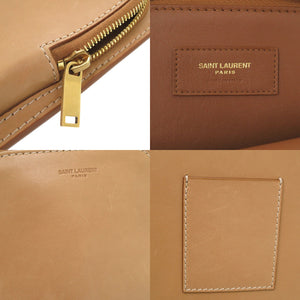 サンローランパリ 729953 レザー ベージュ ショルダーバッグ 1119【中古】SAINT LAURENT PARIS