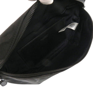 新品同様 バーバリー ナイロン ブラック ボディバッグ ウエストバッグ 黒 1129【中古】BURBERRY