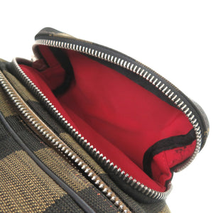 フェンディ ペカン 7VA466 キャンバス ブラウン ボディバッグ ウエストバッグ 1131【中古】FENDI