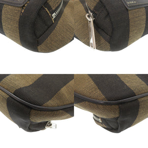 フェンディ ペカン 7VA466 キャンバス ブラウン ボディバッグ ウエストバッグ 1131【中古】FENDI