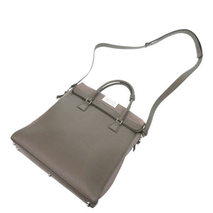 美品 メゾン マルジェラ 3way SB1WA0004 レザー グレー ショルダーバッグ バックパック トートバッグ 1198【中古】Maison Margiela