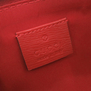 未使用 グッチ ハーバリウム 花柄 662130 レザー アイボリー レッド ペンケース 1224【中古】GUCCI