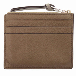 美品 ロエベ アナグラム スクエア キーフック付き C821B35X01 カーフ カーキ コインケース 財布 1227【中古】LOEWE
