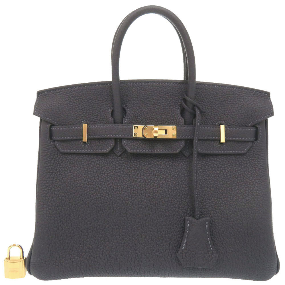 未使用品 エルメス バーキン25 トゴ キャバン ゴールド金具 W刻印 ハンドバッグ 1240【中古】HERMES