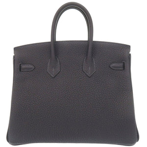 未使用品 エルメス バーキン25 トゴ キャバン ゴールド金具 W刻印 ハンドバッグ 1240【中古】HERMES