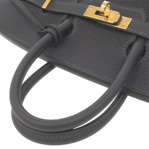 未使用品 エルメス バーキン25 トゴ キャバン ゴールド金具 W刻印 ハンドバッグ 1240【中古】HERMES