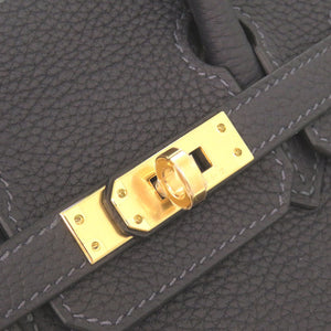 未使用品 エルメス バーキン25 トゴ キャバン ゴールド金具 W刻印 ハンドバッグ 1240【中古】HERMES