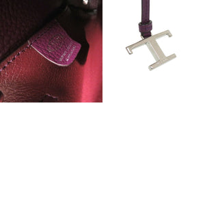 美品 トッズ Tタイムレス マイクロ XBWAPAT9000QRI レザー パープル 2way ハンドバッグ ショルダーバッグ 1257【中古】TOD’S