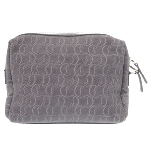 新品同様 クリスチャンルブタン ZIP N FLAP キャンバス レザー グレー ショルダーバッグ 1293【中古】Christian Louboutin