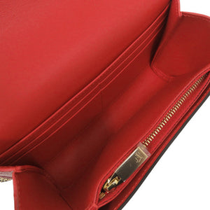新品同様 クリスチャンルブタン BY MY SIDE バイマイサイド レザー レッド チェーンウォレット ショルダーバッグ 赤 1295【中古】Christian Louboutin