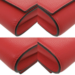新品同様 クリスチャンルブタン BY MY SIDE バイマイサイド レザー レッド チェーンウォレット ショルダーバッグ 赤 1295【中古】Christian Louboutin