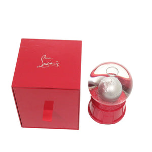 新品同様 クリスチャンルブタン スノードーム ガラス レッド オブジェ 赤 1299【中古】Christian Louboutin