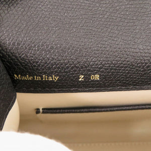 美品 ヴァレクストラ ミニ イジィデ トゥースペースト コレクション 2WAY レザー ブラック ハンドバッグ 黒 1302【中古】Valextra