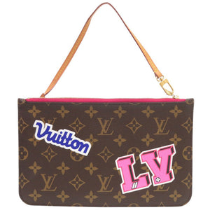 ルイ ヴィトン ネヴァーフルポーチ MM/GM用 モノグラムパッチーズ ピヴォワンヌ ポーチ LV 1384【中古】LOUIS VUITTON