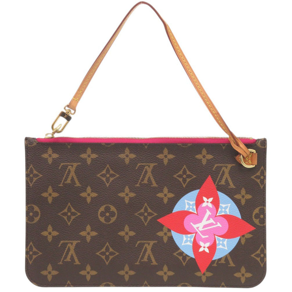 ルイ ヴィトン ネヴァーフルポーチ MM/GM用 モノグラムパッチーズ ピヴォワンヌ ポーチ LV 1384【中古】LOUIS VUITTON