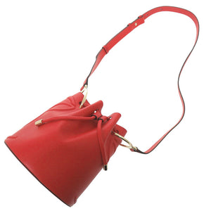 新品同様 クリスチャンルブタン BY MY SIDE バイマイサイド バケットバッグ レザー レッド ショルダーバッグ 赤 1424【中古】Christian Louboutin