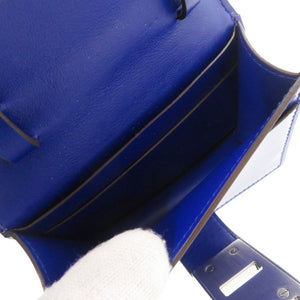 未使用 サルヴァトーレフェラガモ ガンチーニ レザー ブルー ショルダーバッグ 青 1437【中古】Salvatore Ferragamo