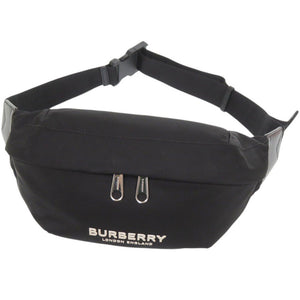 バーバリー ボディバッグ ブラック ウエストバッグ 黒 1449【中古】BURBERRY