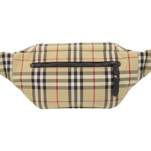 美品 バーバリー ノバチェック 8084114 ナイロン ベージュ ウエストバッグ ボディバッグ 1477【中古】BURBERRY メンズ