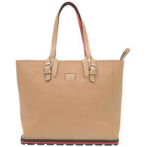 美品 クリスチャンルブタン KABIKER カバイカー レザー ベージュ トートバッグ 1484【中古】Christian Louboutin