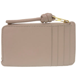 新品同様 ロエベ ノット フラグメントケース CEM1Z40X04 コインケース レザー ベージュ 1491【中古】LOEWE