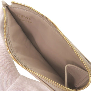 新品同様 ロエベ ノット フラグメントケース CEM1Z40X04 コインケース レザー ベージュ 1491【中古】LOEWE