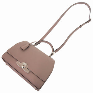 新品同様 モワナ 2WAY レジェンヌMM レザー ベージュ ハンドバッグ 1499【中古】MOYNAT